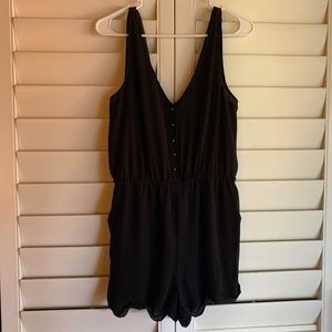 Women's Black Romper